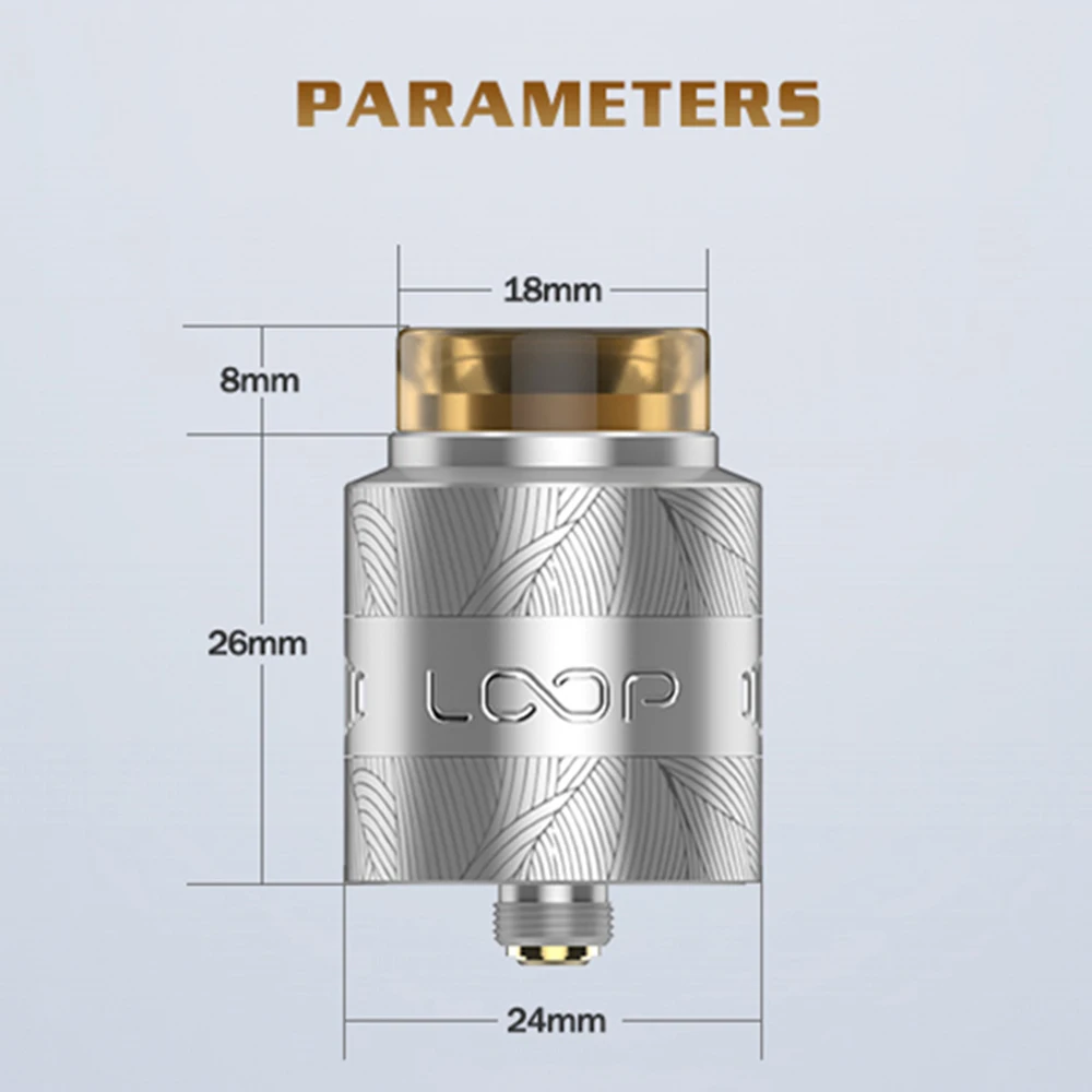 GeekVape петли V1.5 RDA танк 24 мм устойчивый к утечке воздуха Системы электронная