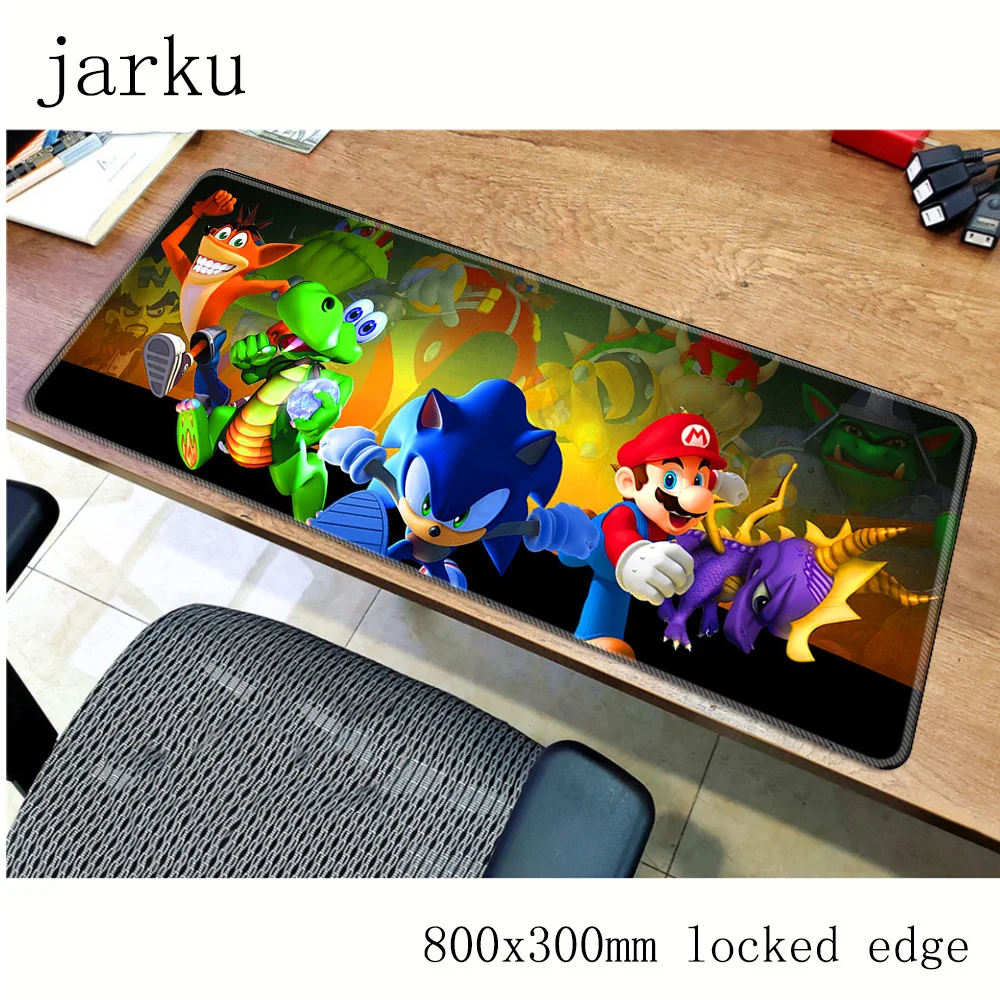 Гелевый коврик для мыши mario, аксессуары для геймеров 800x300 мм, коврик для мыши notbook, большой игровой коврик для мыши с рисунком, коврик для мыши, компьютерный Настольный коврик для мыши
