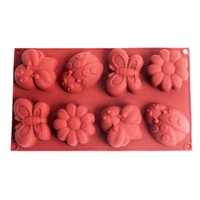 silicone soap molds 8 cavity diy chocolate candy making mould cake baking tools