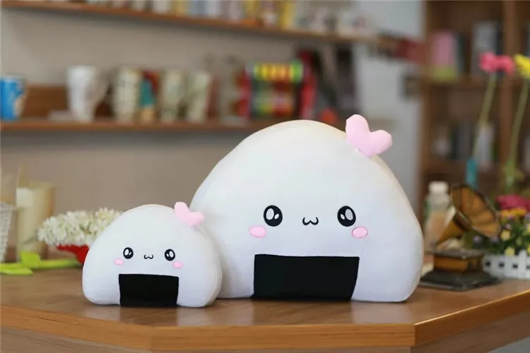 35 см Японский Рисовый рулон мягкая плюшевая кукла игрушка Onigiri семейные суши