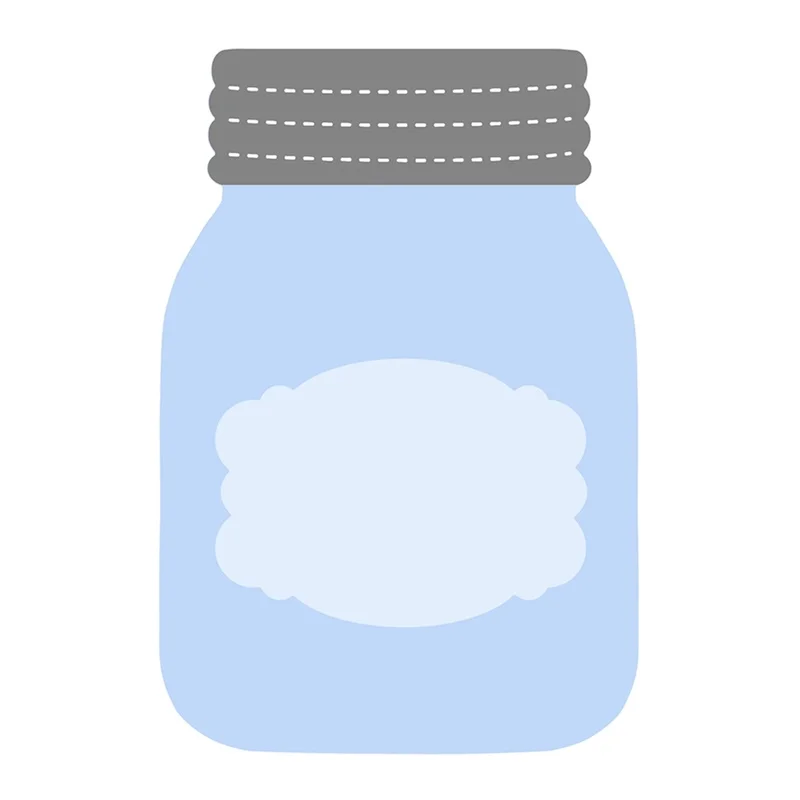 Большой герметичный мёд Jar бутылка металлический трафарет для DIY Скрапбукинг тиснение декоративные ремесла бумажные карты решений