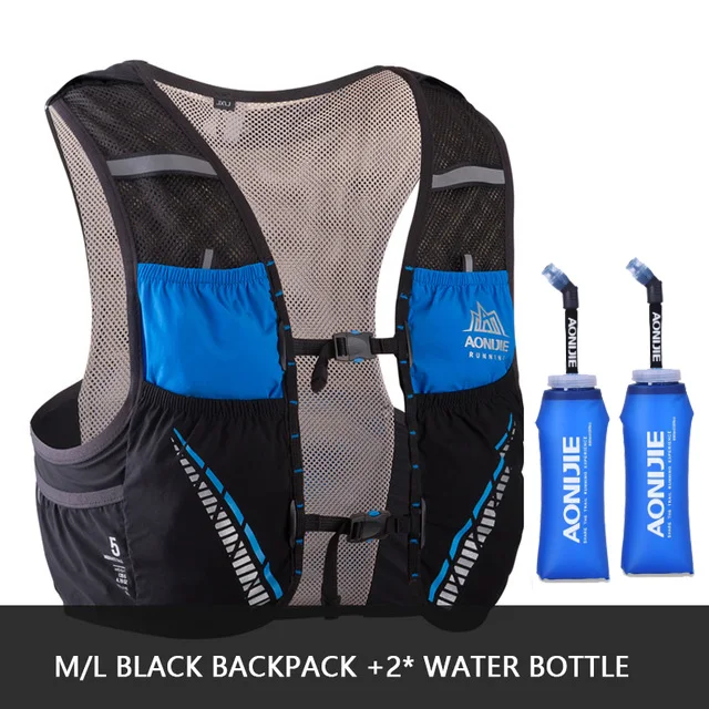 ML-600ml bottles AONIJIE C933 5L гидратация пакет рюкзак сумка Жилет Жгут водный Пузырь Пешие прогулки Кемпинг бег марафон гонки скалолазание - Цвет: ML-600ml bottles