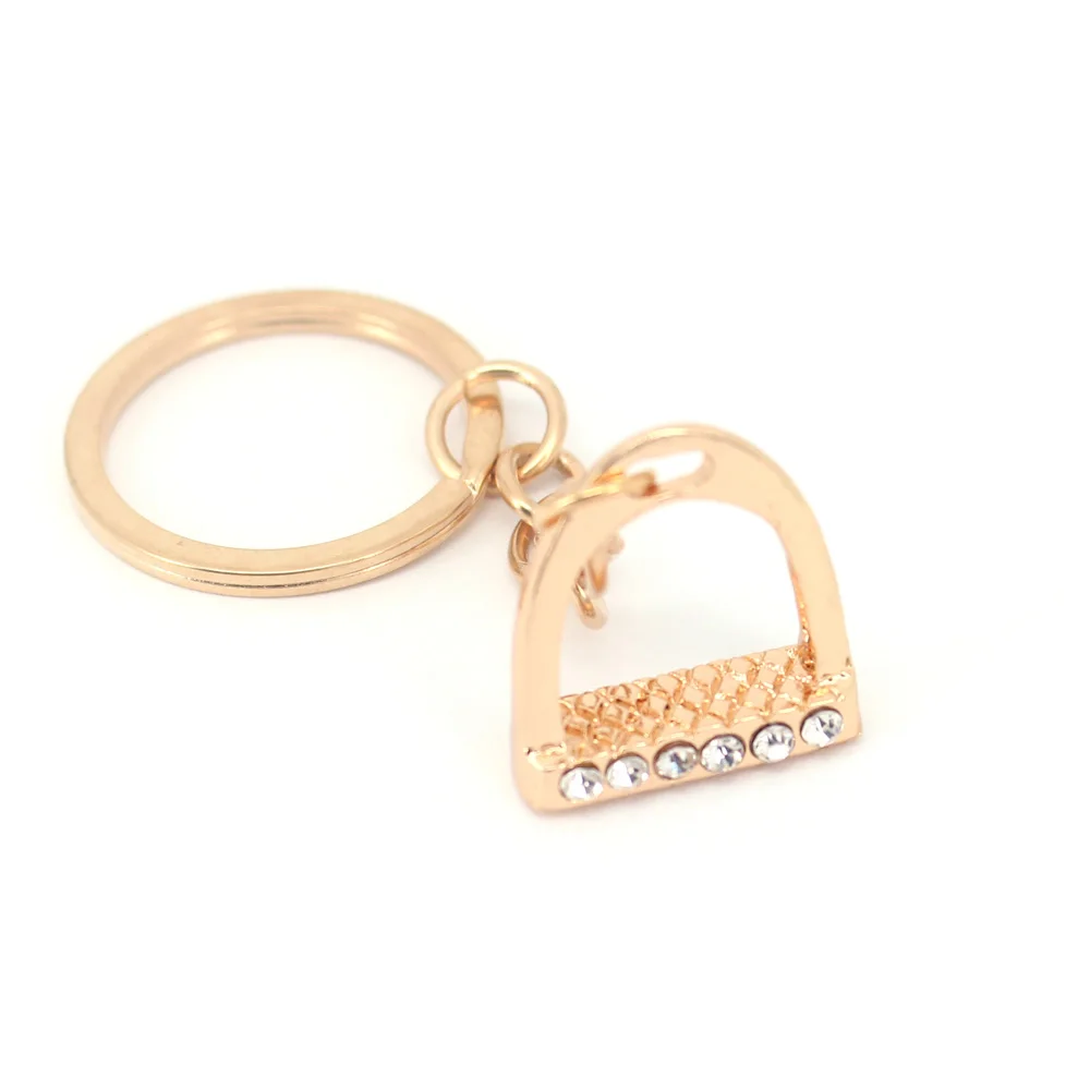 

hzew Horse Stirrup key chains horse keychain