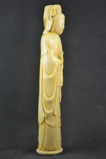 Сложная редкая старинная искусственная Окс кость Смола эффективность квань Инь