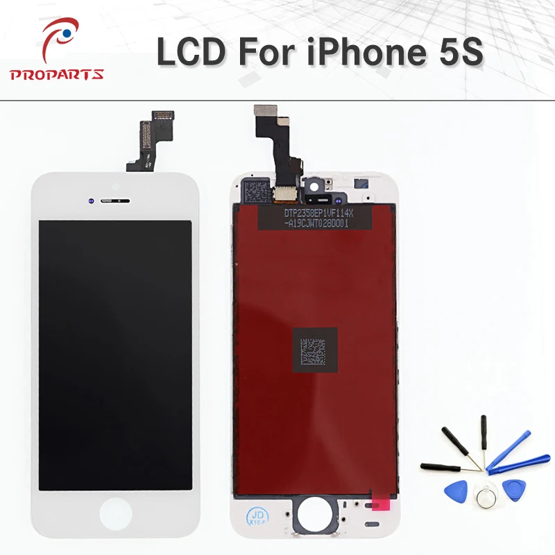 AAA ЖК дисплей Замена для Apple iPhone 5S iphone5s датчик сенсорного экрана дисплея Стекло