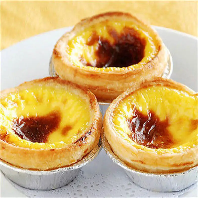 20 шт Одноразовые алюминиевой фольги выпечки печенья Маффин кекс яйцо Tart плесень |