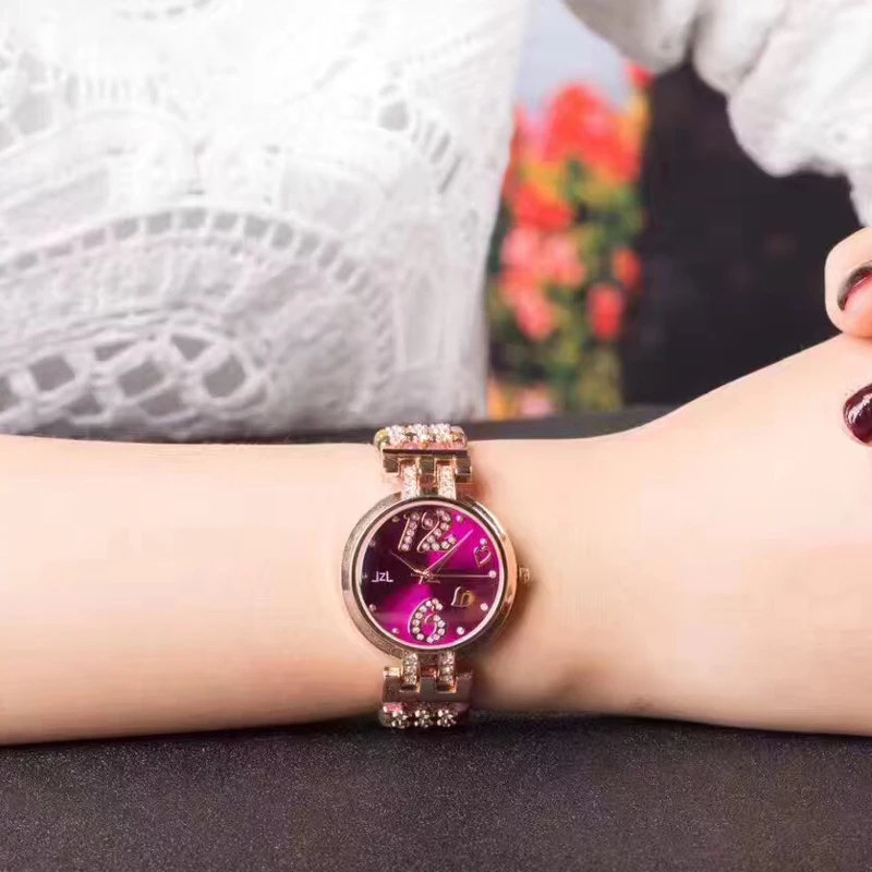 Женские летние ювелирные изделия браслет и часы диаметром 33 мм оптовая