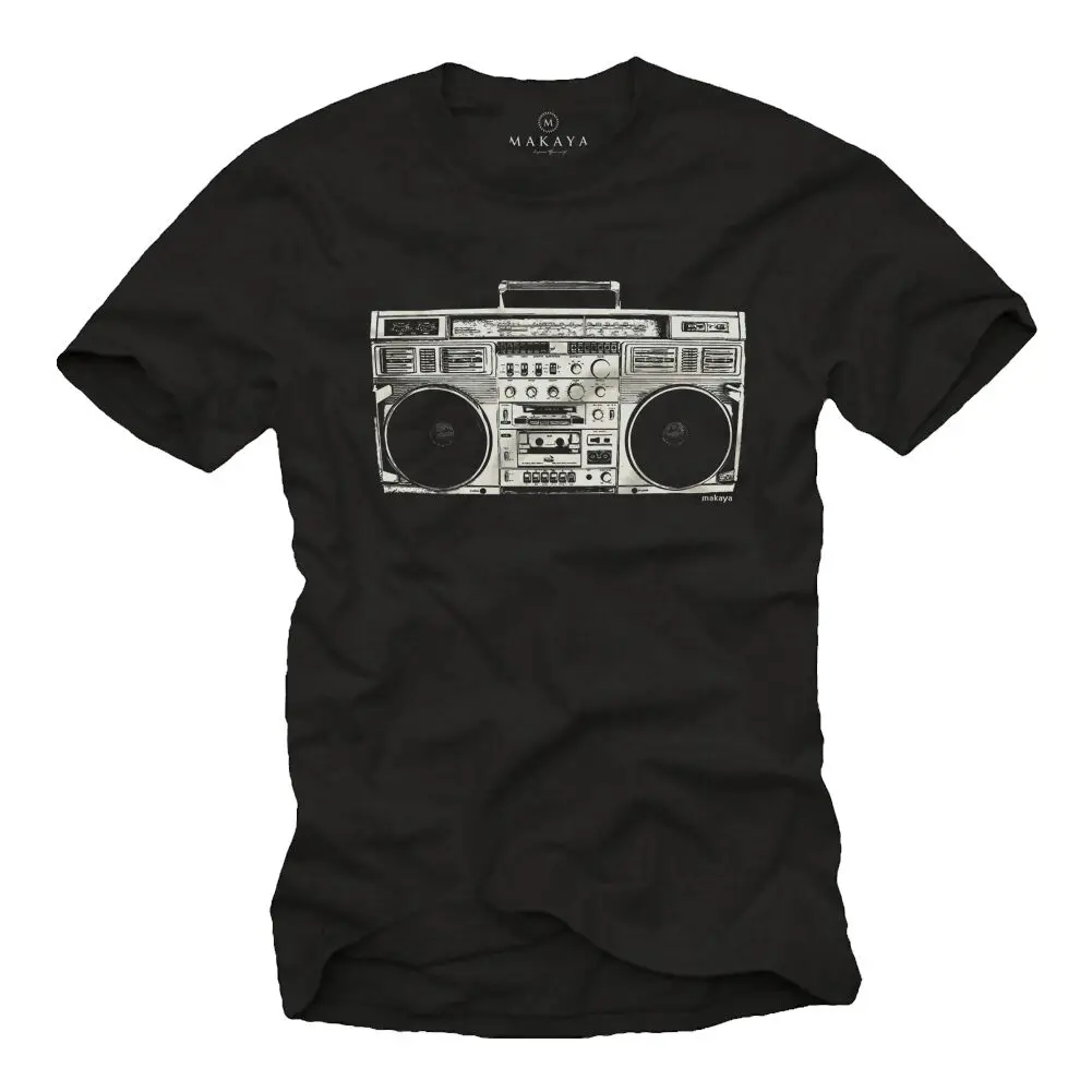 Мужская футболка в стиле хип хоп rap/graffiti/obey/hipster/swag/music/boombox/ghettoblaster крутая