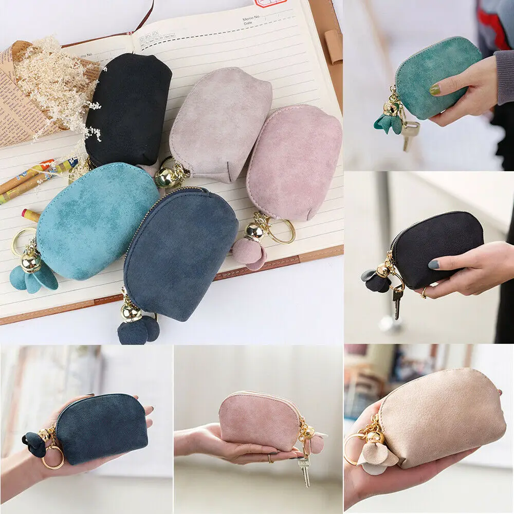 

2019 Brand Newest Women Leather Mini Coin Change Purse Wallet Clutch Zipper Small Soft Bag NEW
