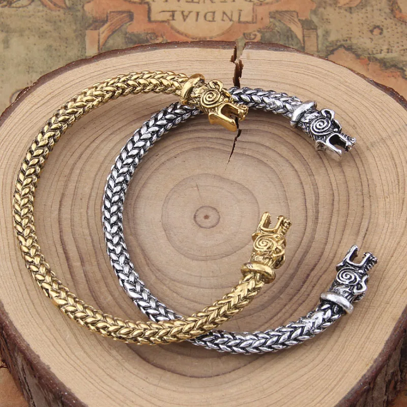 Прямая поставка ожерелье с подвеской в виде черепа козы Тора искусственного