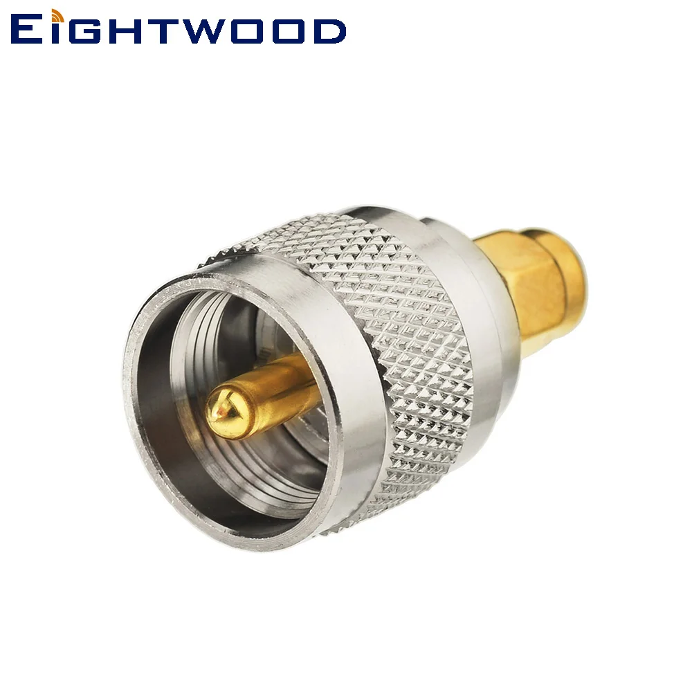 Eightwood 2PCS Walkie Talkie Handheld Radio Antenna Adapter SMA Male to UHF PL 259 Connector for Baofeng 'd xun Kenwood|Кабели