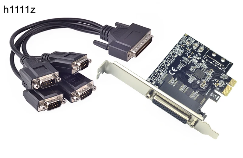 Высокое качество AX99100 чипсет PCI Express 4 порта серийный PCI-e 1x плата расширения мульти