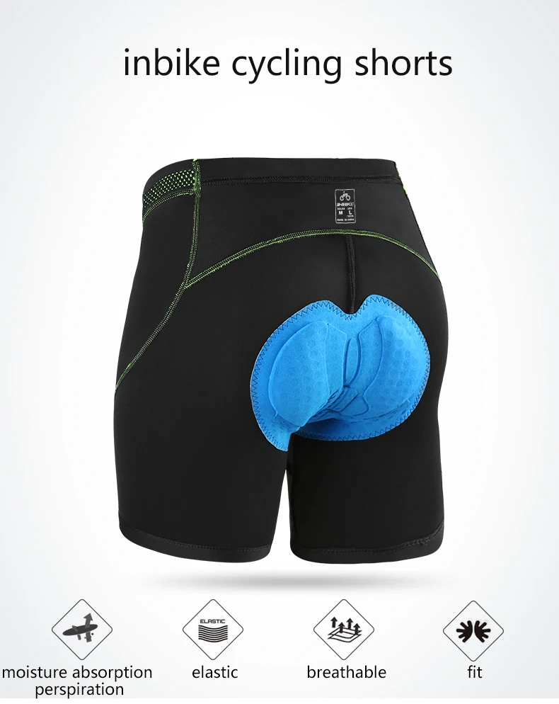 INBIKE, мужское нижнее белье с 3D подкладкой для велосипеда, MTB, велоспорта, шорты для горного велосипеда, MTB, шорты для езды на велосипеде, Спортивные Компрессионные колготки, шорты