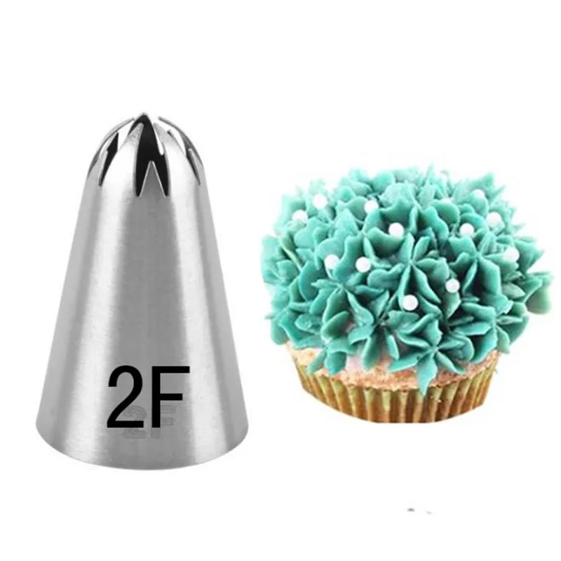 3pcs/set Big Size Cream Cake Icing Piping Russian Nozzles Pastry Tips Stainless Steel Fondant Decorating Tools | Дом и сад