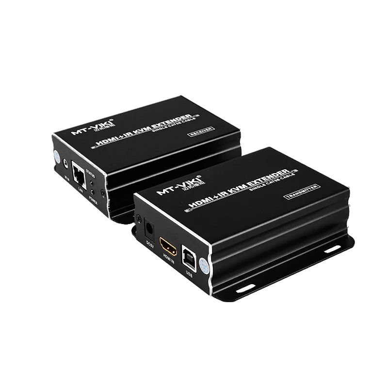 KVM-Удлинитель HDMI MT-VIKI 120 м Повтор + USB через UTP CAT 5e/6 RJ45 кабель локальной сети