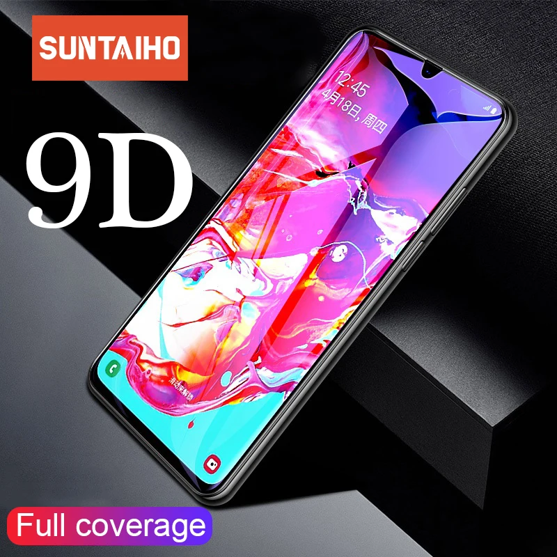 Suntaiho 9D закаленное Стекло для samsung Galaxy A50 A70 A30 Экран протектор для samsung M20 M10 M30 A20 A10 A40 A60 A80 A90 Стекло