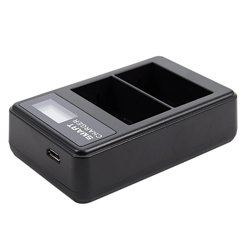 LCD USB Battery Charger LP-E6 For Canon 5D Mark IV III 5Ds R 7D 6D 80D |