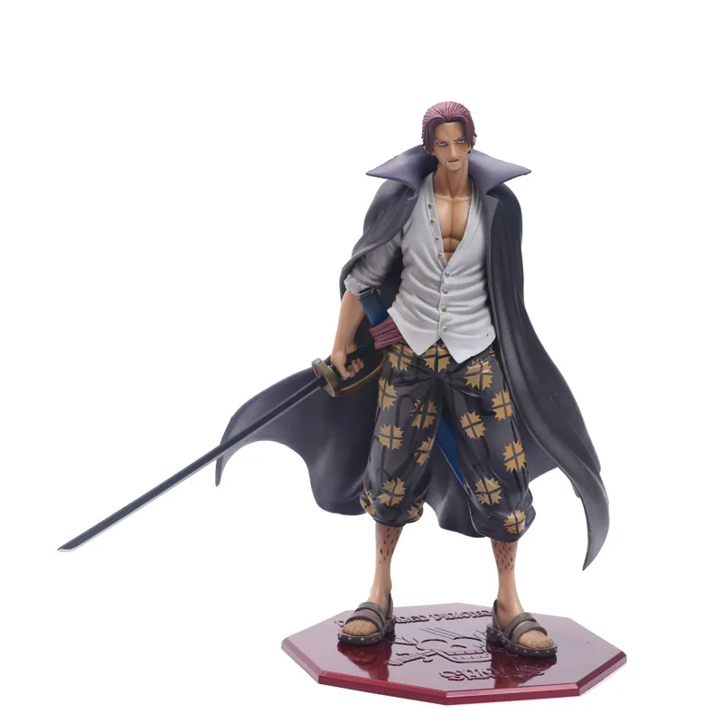 Аниме One Piece Shanks экшн фигурка из ПВХ 250 мм на 10 ю годовщину фигурки подарок juguetes