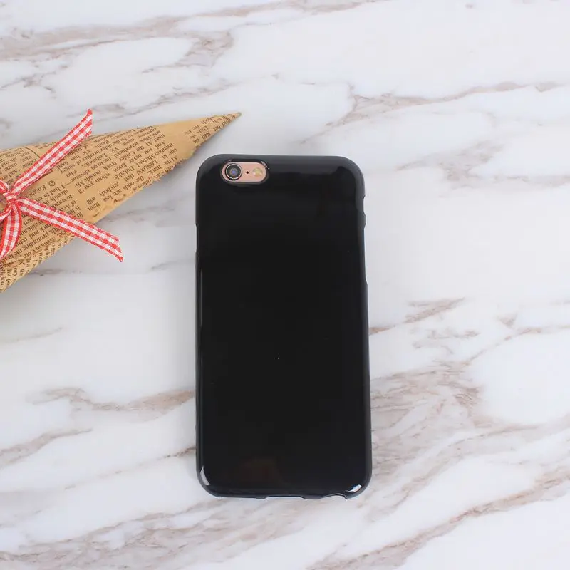 Case For iphone 7 plus Ultra thin Smooth Solid Color Simple Business Luxury Cute colorfull Glossy soft silicone |