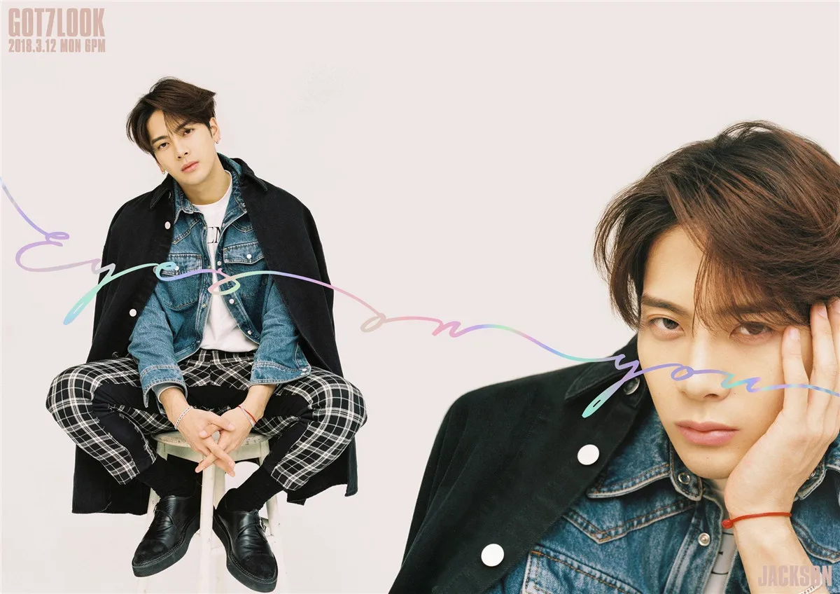 KPOP GOT7 плакат глаза на йо само белое покрытие GOT 7 плакаты домашний декор украшения гостиной художественные наклейки на стену подарок B4 - Цвет: 23