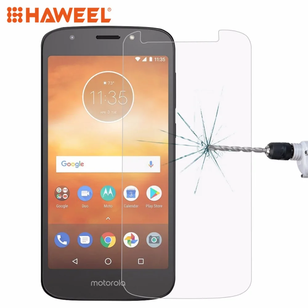 HAWEEL 0 26 мм 9H 2.5D фотосессия для Moto E4 E3 E5 Play Plus G4 M Z Force|Защитные стёкла и плёнки