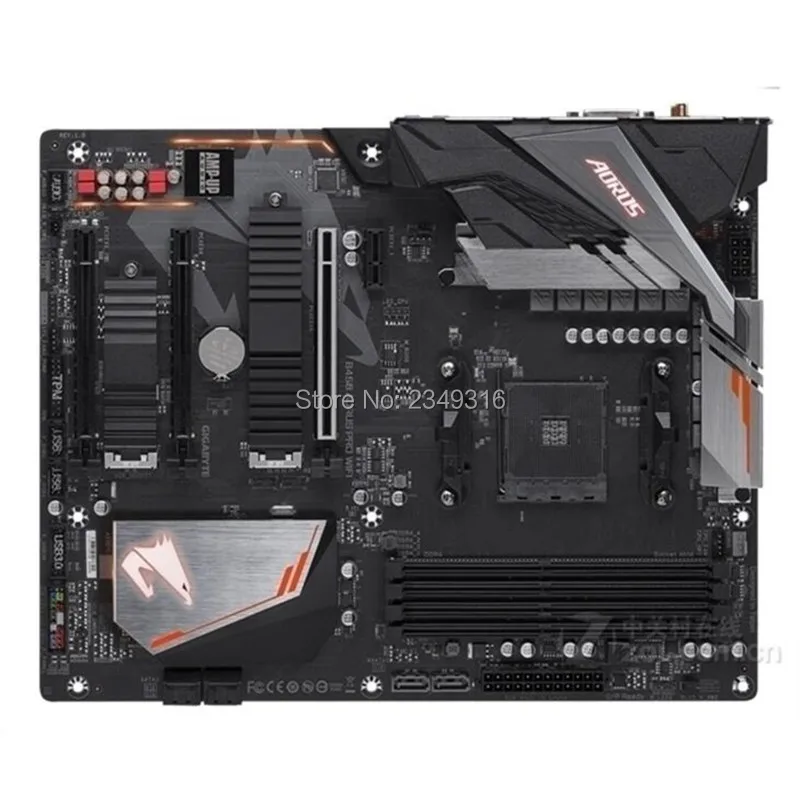 Оригинальная б/у планшетофон для Gigabyte B450 AORUS PRO WIFI AM4 DDR4 поддерживает R3 R5 R7 1700 2600 2700 |