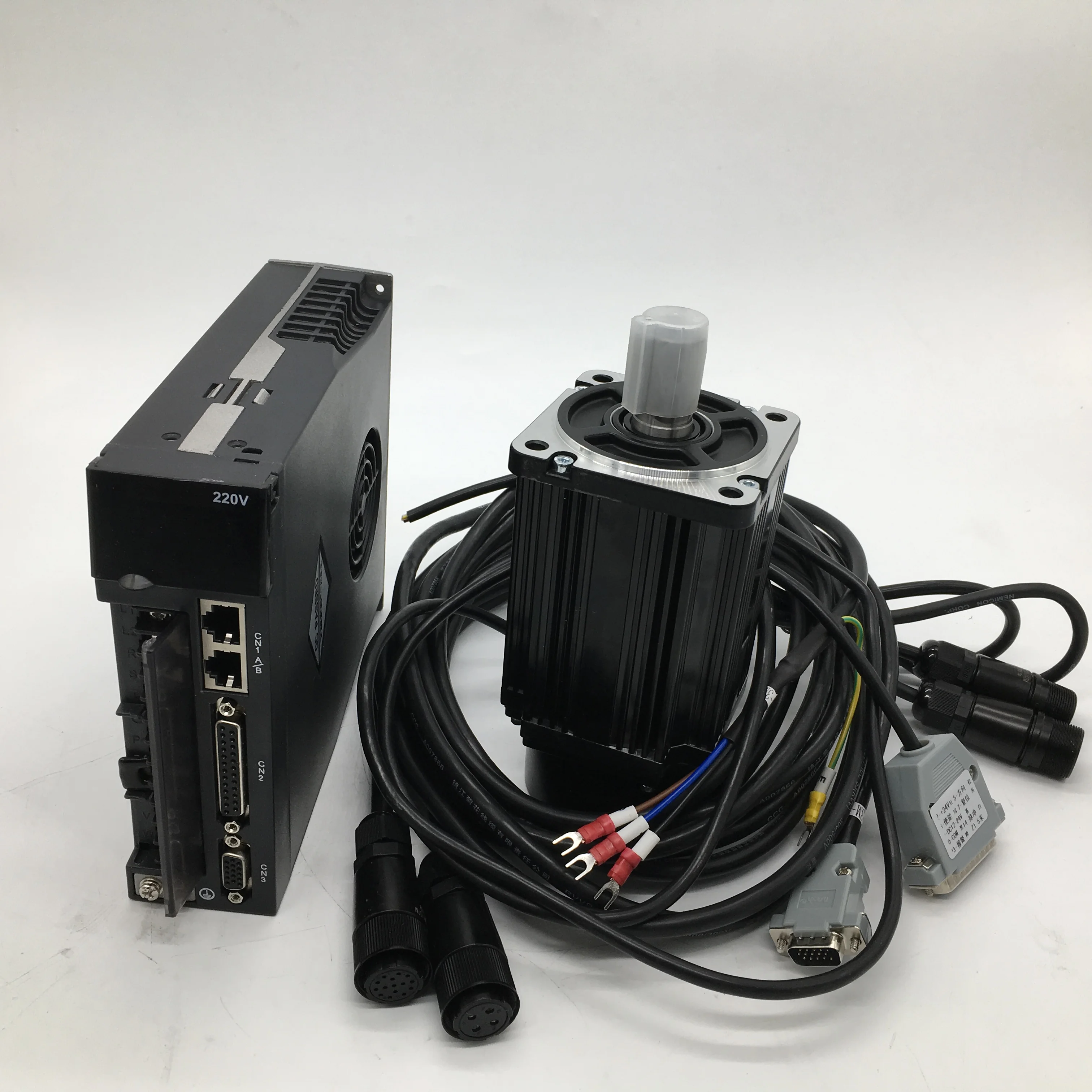 Дешево! Наборы Серводвигателей переменного тока 400 Вт 600 750 220 В 2500 об/мин Modbus RS485