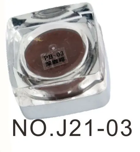 5 шт. постоянный Макияж пигмент PCD татуировки глубокий Кофе j21-03 для бровей