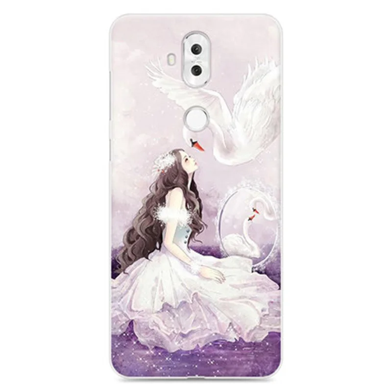 2pcs For ASUS ZenFone 5 Lite case ZC600KL cover Cartoon soft Back Cover 5Q ZenFone5 Phone Cases shell | Мобильные телефоны и
