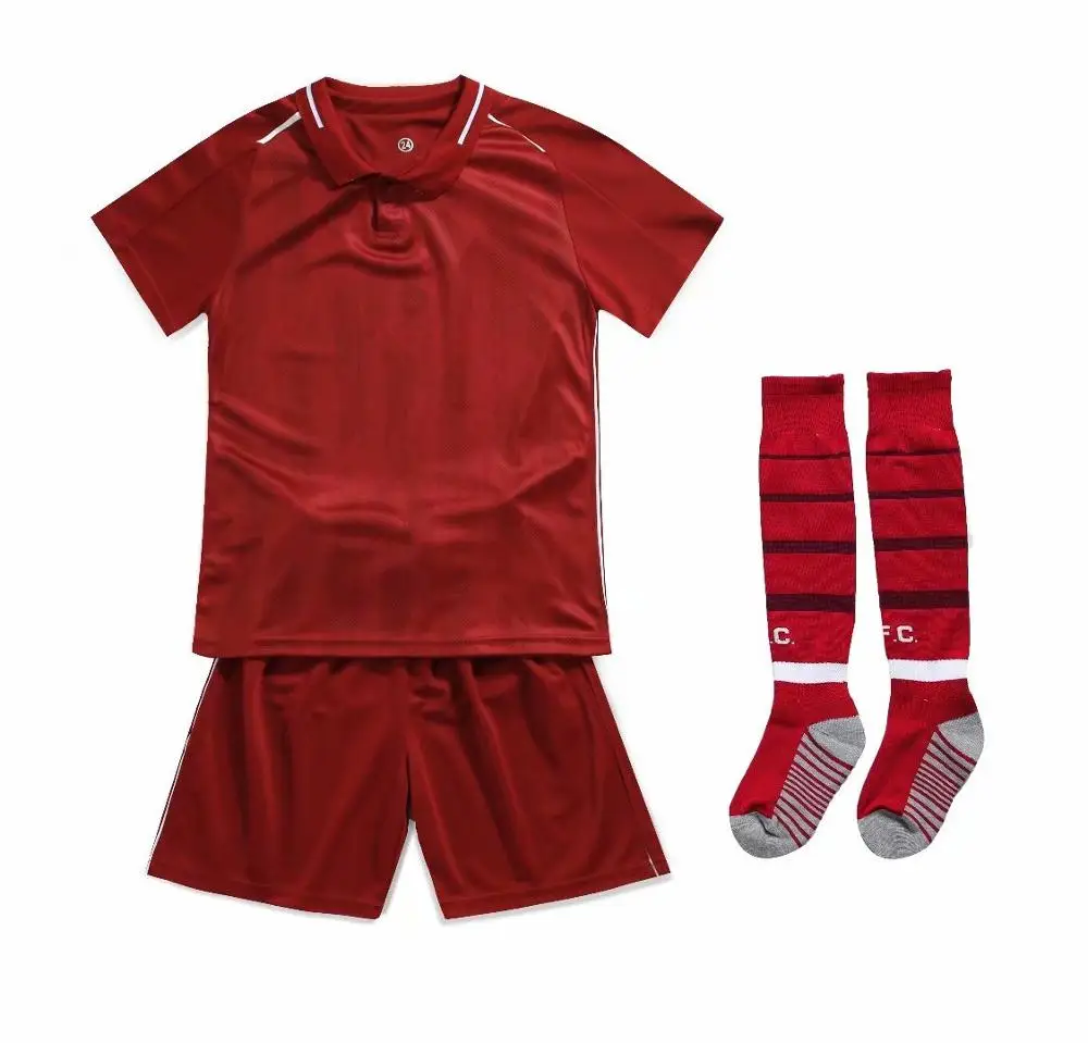 kids sets Комплекты для детей; Футбольная форма для мальчиков и девочек; спортивные костюмы для детей; молодежные тренировочные костюмы; комплект с носками с принтом под заказ - Цвет: kids sets