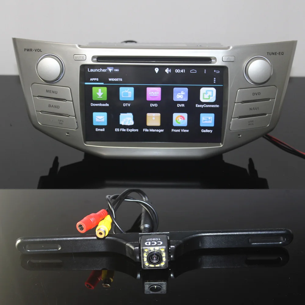 2 DIN dvd плеер автомобиля URE 6.0 Android GPS Радио для Lexus RX300 RX330 7 дюймовый P 1024*600 Dual Core 3G WI FI 1