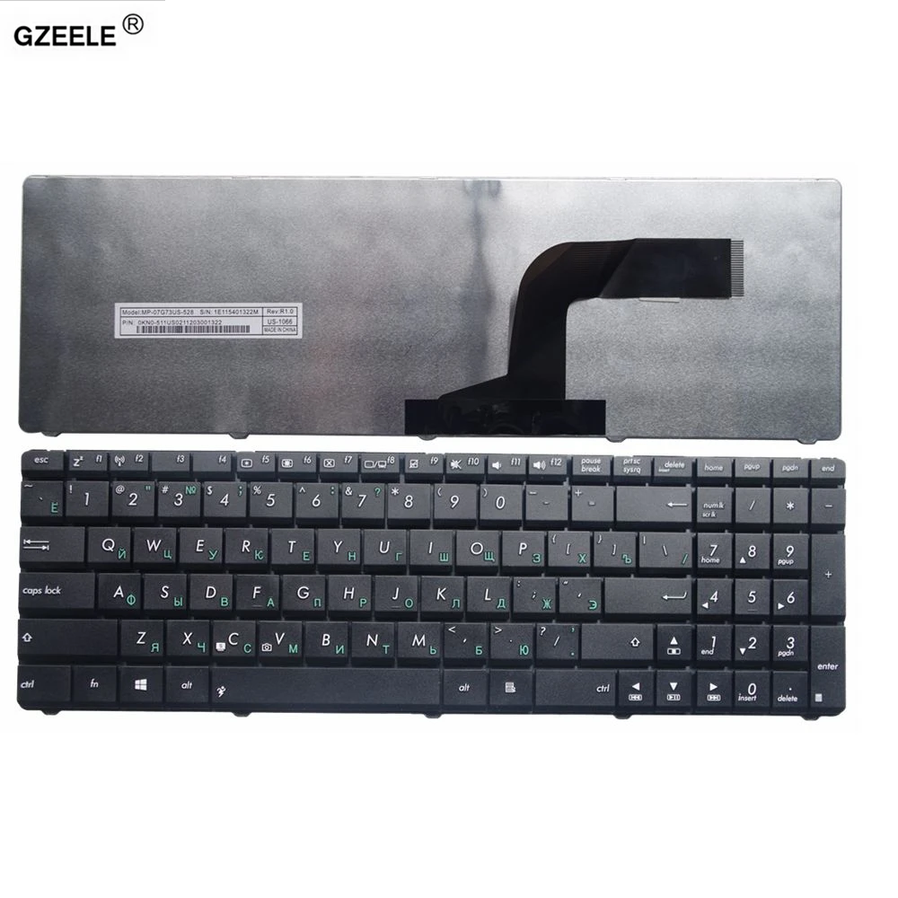 Новая русская черная клавиатура GZEELE для ноутбука Asus VX VX7 VX7SX W90 W90V W90VN W90VP хорошее