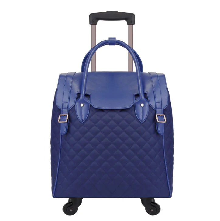 blue spinner wheels Travel tale 1" для ручной клади на ручная кладь небольшой коттедж, чемодан на колесиках для путешествий сумка для женщин и девочек - Цвет: blue spinner wheels