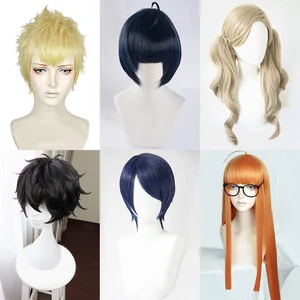 P5 Persona 5 Hero Kurusu Akira Ryuji Sakamoto Anne Takamaki Yusuke Kitagawa Haru Okumura футаба Сакура Takemi Tae карнавальный парик