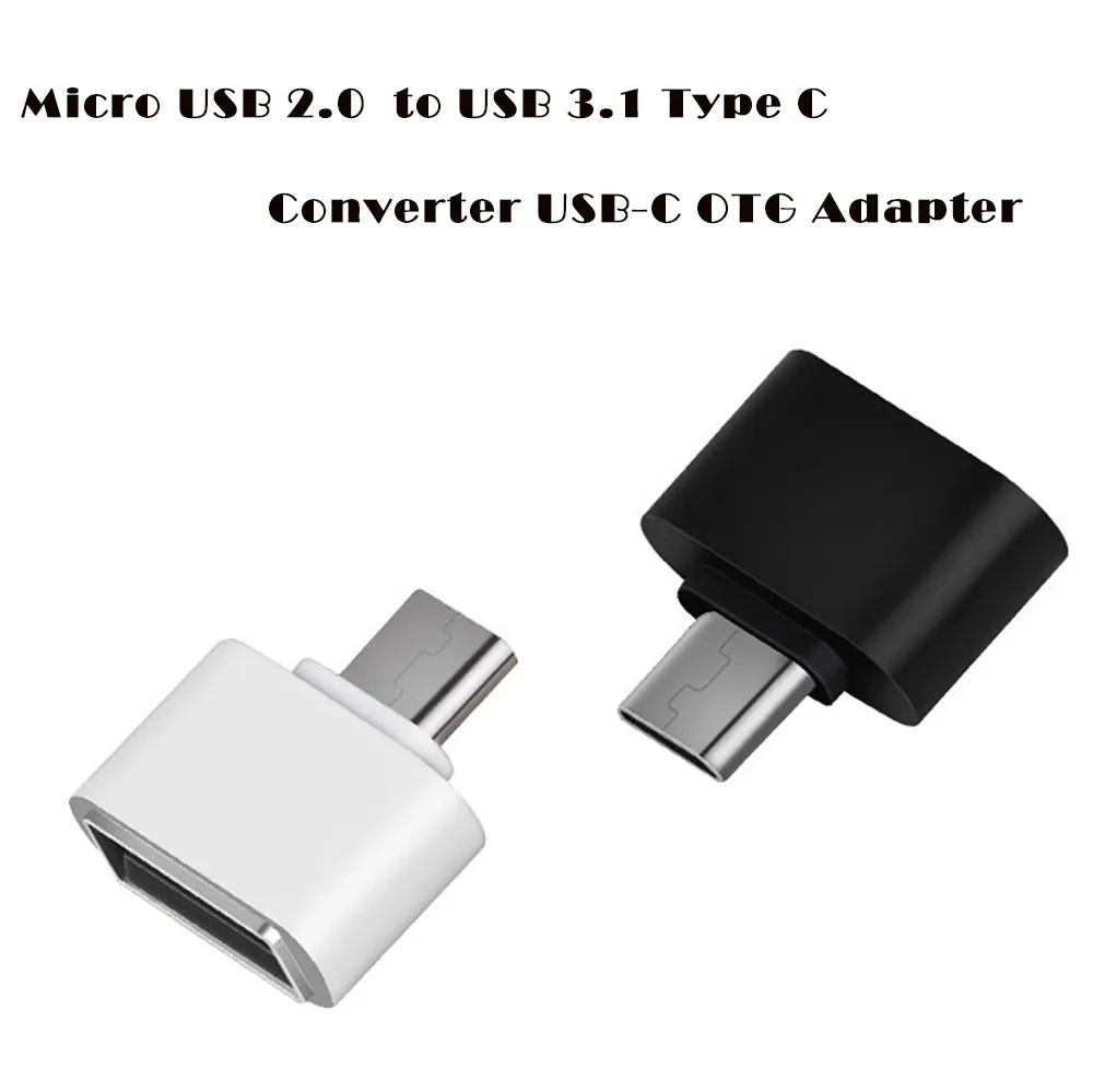 Micro USB 2 0 Женский к 3 1 Type C Мужской конвертер OTG адаптер высокая скорость