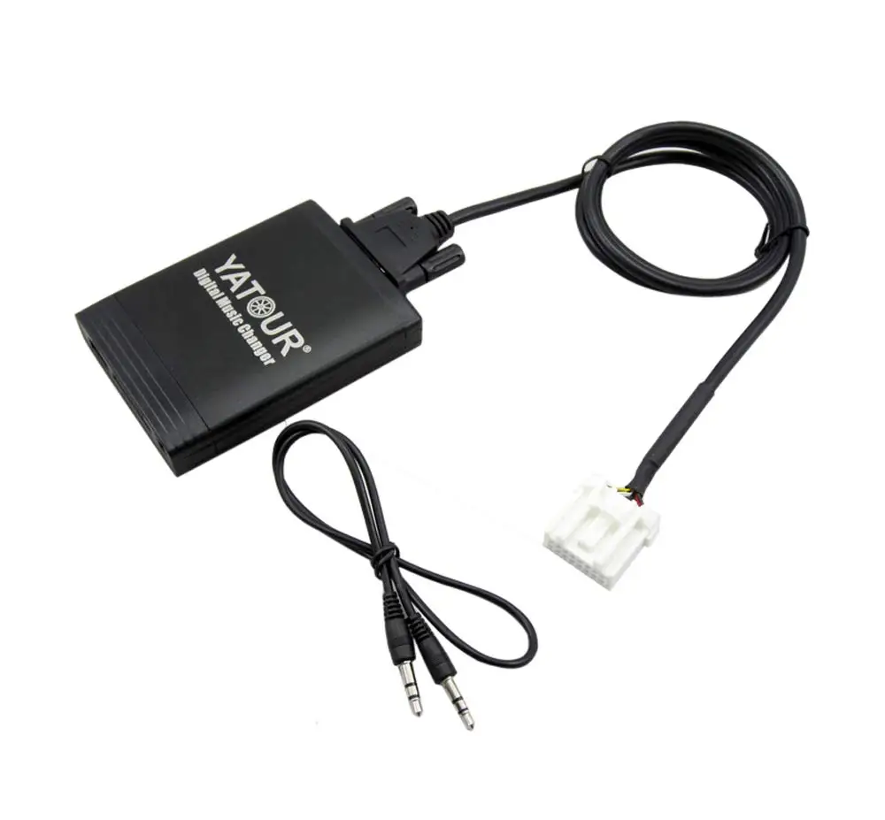Yatour YT M06 Автомобильный MP3 плеер USB адаптер аудио Mp3 AUX Интерфейс цифровой CD чейнджер