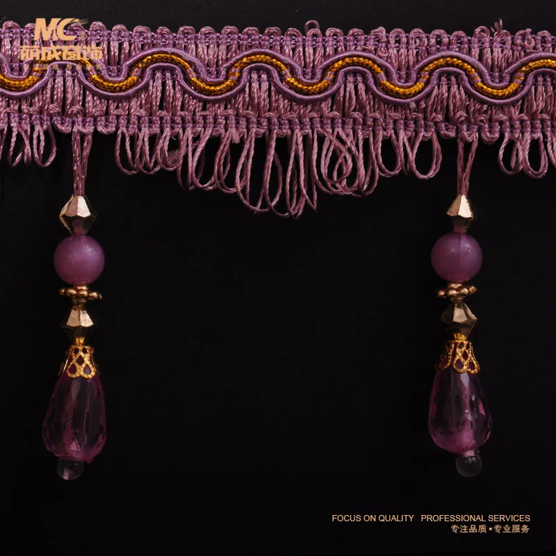 [Meng] D into large droplets / lace curtains crystal beads pendant curtain accessories wholesale 12 m | Тематическая одежда и