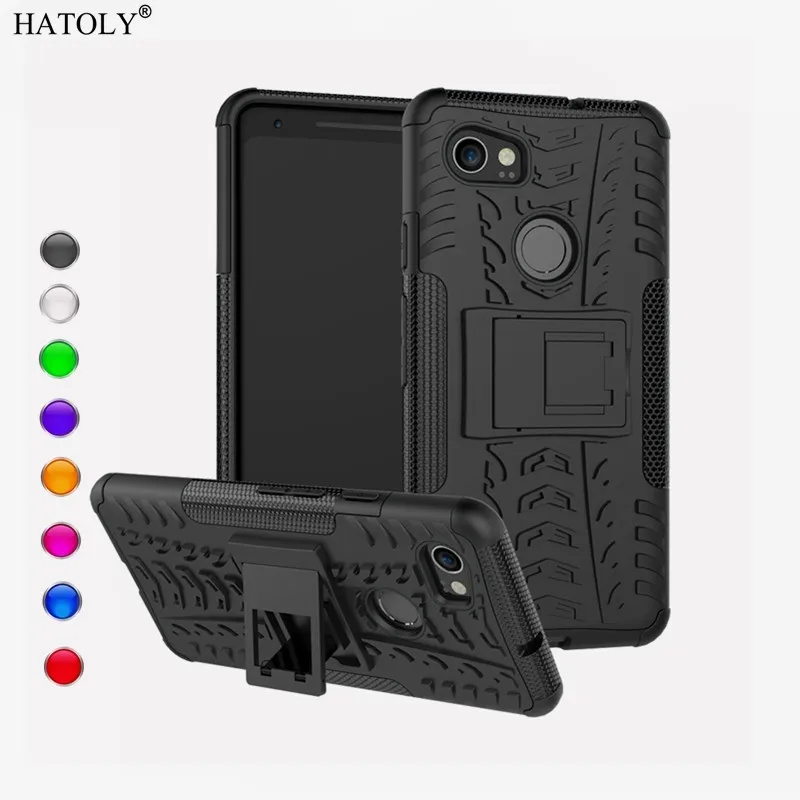 

Силиконовый и пластиковый чехол HATOLY для Google Pixel 2XL, чехол для Google Pixel 2XL, чехол для Google Pixel2XL с подставкой