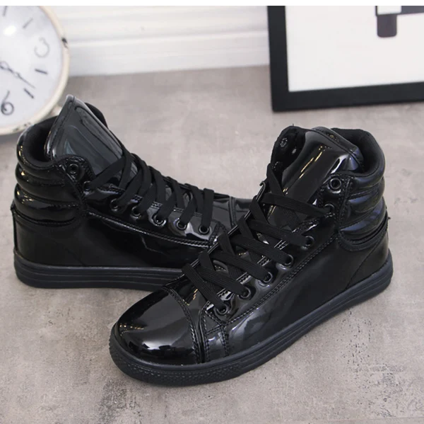 Женские высокие кроссовки EAGSITY повседневная обувь для уличного танца черные