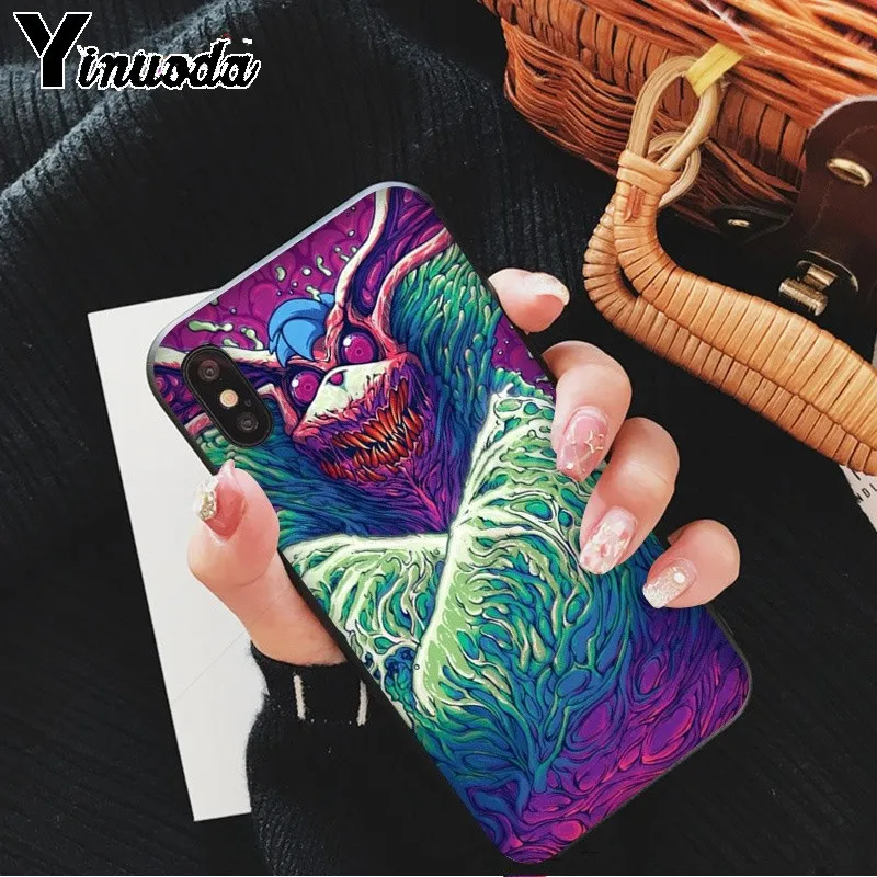 Yinuoda Hyper Beast Csgo Мягкий силиконовый чехол для телефона из ТПУ iPhone X XS MAX 6 6s 7 7plus 8 8Plus 5 5S