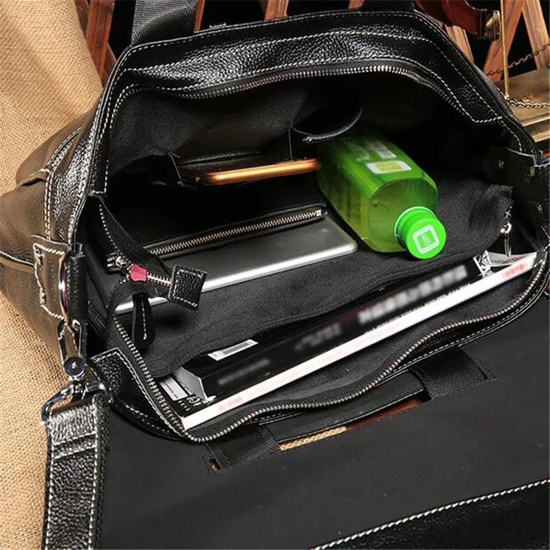 Обувь из натуральной кожи гарантийный портфель Бизнес сумка для 14 ''ноутбук