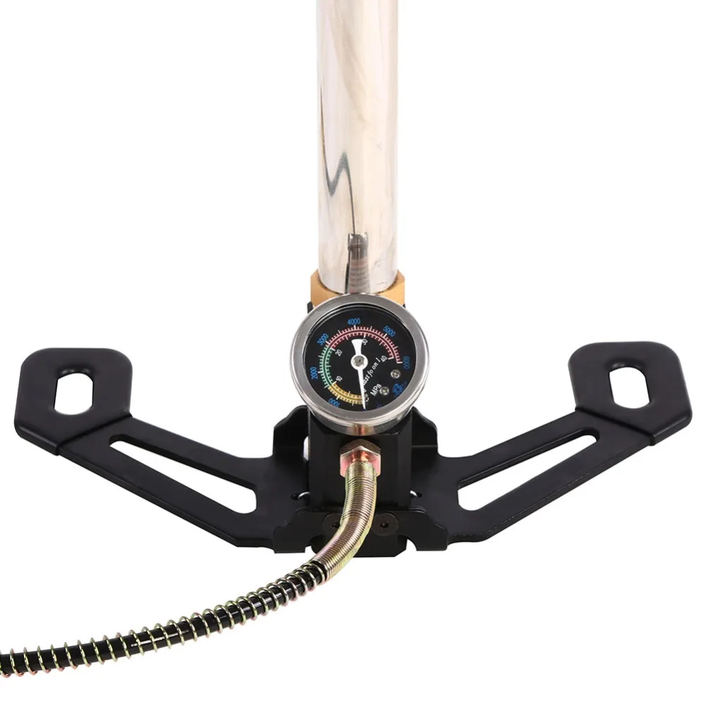Hi-pressure 4500PSI/6000PSI воздушный насос пистолет ручной насос стремя зарядка газовый указатель фильтра клапан шланг для надувной каяк шины
