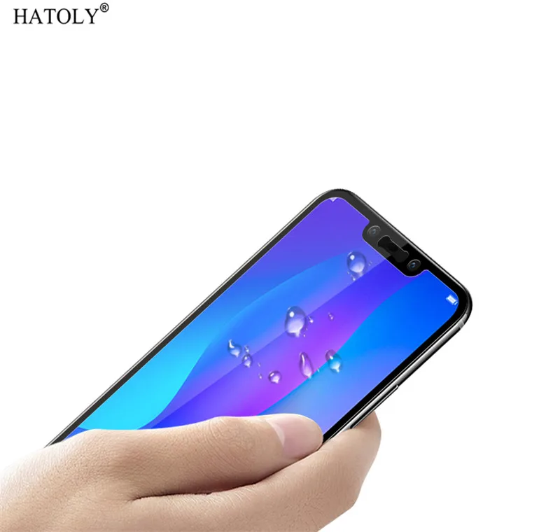 Защита экрана Huawei Nova 3i стекло закаленное полное покрытие клеем стеклянная пленка