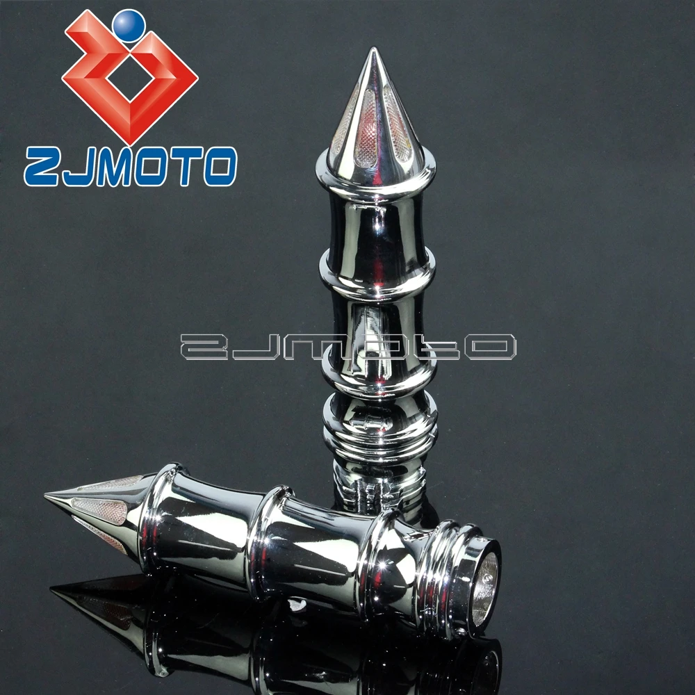 Хромированные универсальные мотоциклетные ручки 7/8 "для Honda VTX 1300 1800 VT1300C шипы с