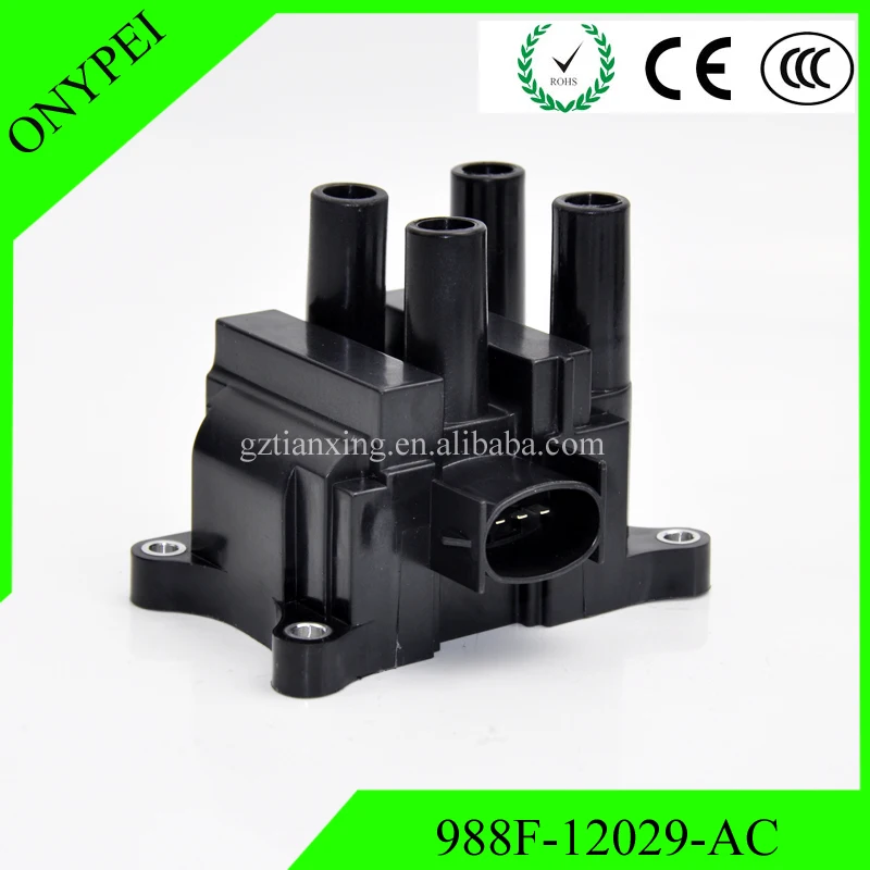 

Ignition Coil For Mazda Ford Cougar Courier Escort Fiesta MK Focus Fusion KA Mondeo Puma Transit 988F-12029-AD,988F-12029-AC