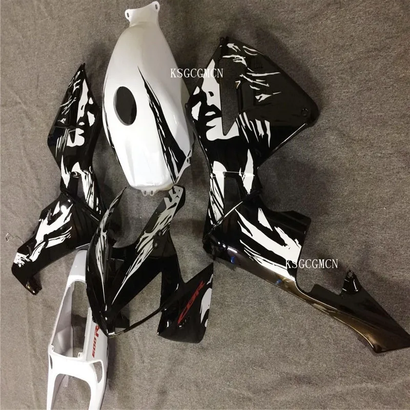 Черно белый лидер продаж для Honda CBR600RR F5 2005 2006 корпус ABS CBR 600RR 05 06 обтекатель
