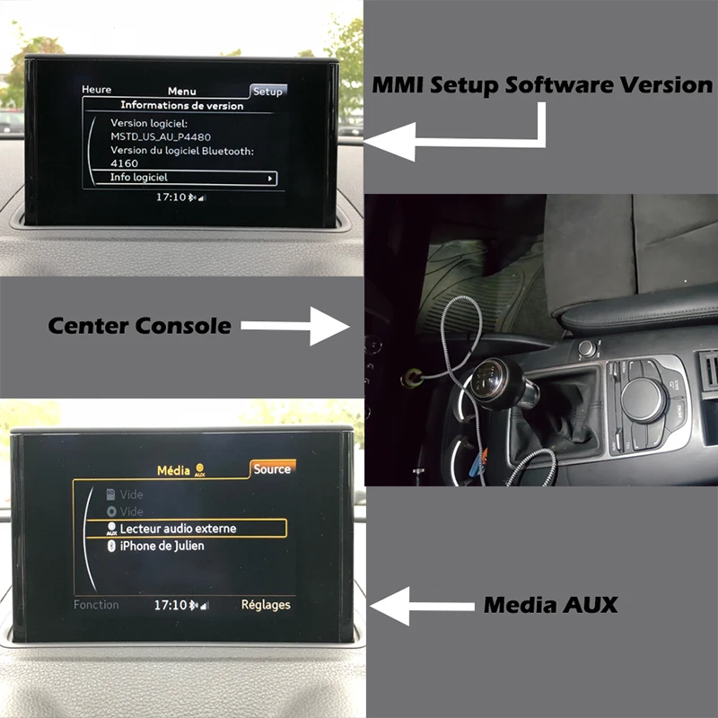 Видео интерфейс с Apple Carplay Android авто для A7 A3 Q3 A4 A6 A5 B9 Q5 Q7 оригинальный экран