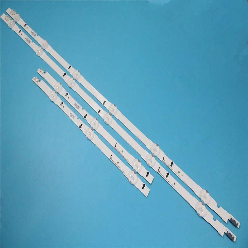 

(New Kit) 4PCS LED backlight strip D4GE-480DCA-R2 D4GE-480DCB-R2 for SAMSUNG 48inch TV UE48H6470 2014SVS48F 3228 R03 L06