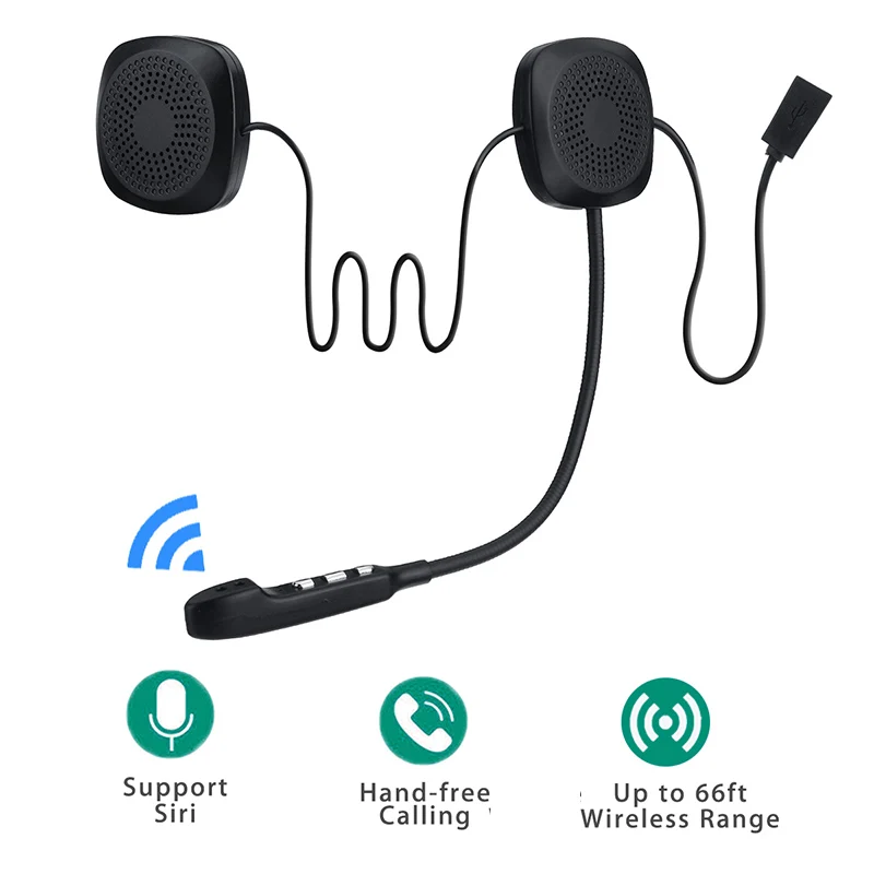 Водонепроницаемый Moto bluetooth 50 м Беспроводной анти помех Шлемы гарнитуры хэндс фри