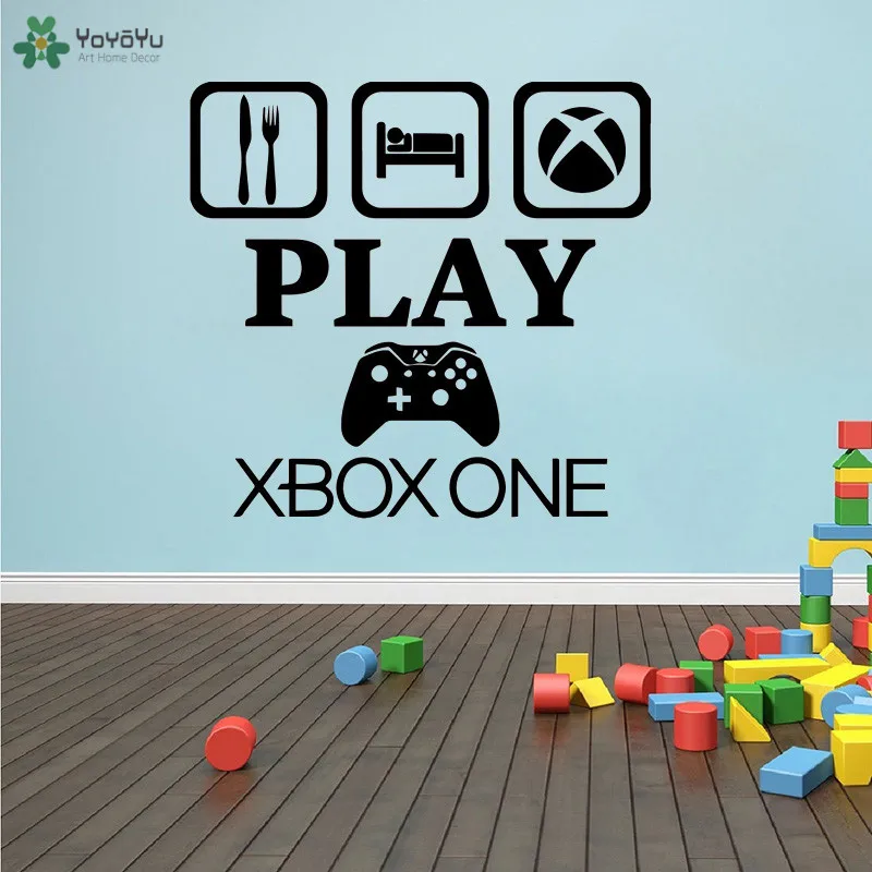 YOYOYU Настенная Наклейка для геймеров Xbox съедобного сна игровой контроллер